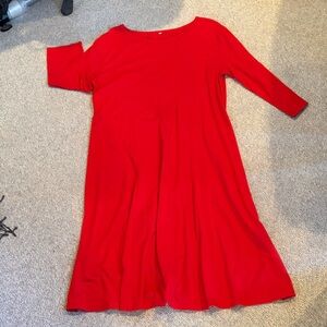 Elegant Red Women's Dress